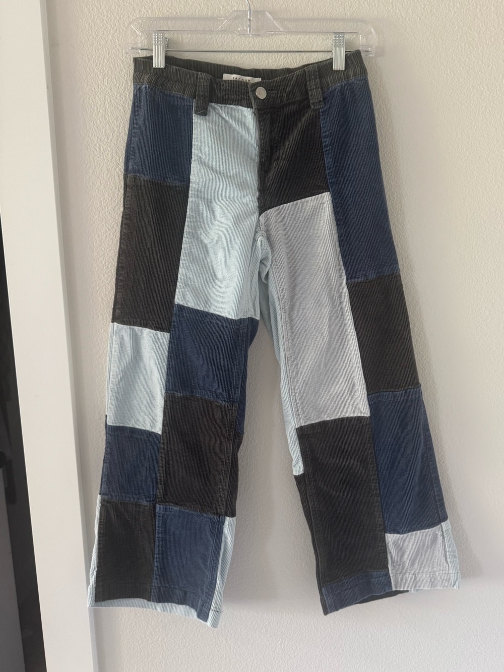 PacSun Corduroy Patchwork Low Rise Puddle Pants Size XS